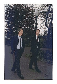 President George H.W. Bush & son George W. Bush