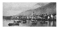 Thlinget Indian Village, Sitka, Alaska, early 20th century.