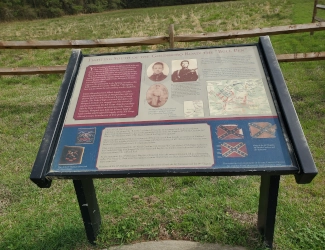 Wayside along Driving Tour of the Battle of Bentonville