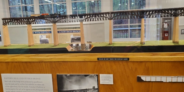 Exhibits Inside New High Bridge Visitor Center
