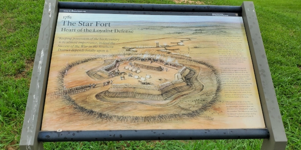 Wayside of Ninety-Six Star Fort