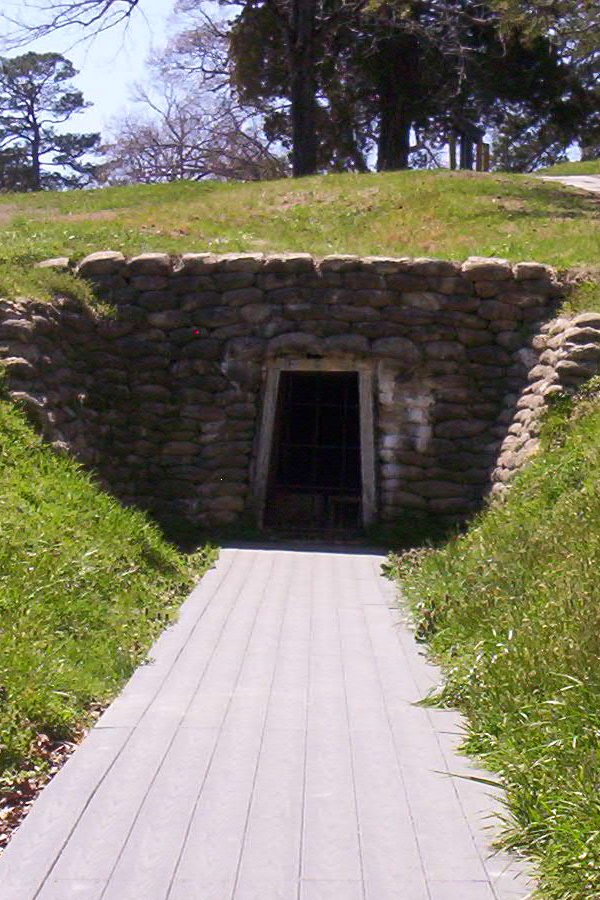 Mine shaft of the Petersburg Crater