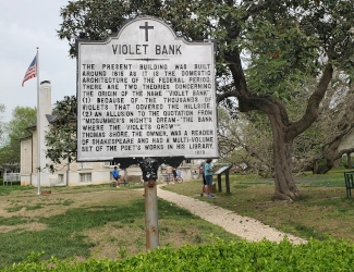 Sign at Violet Bank