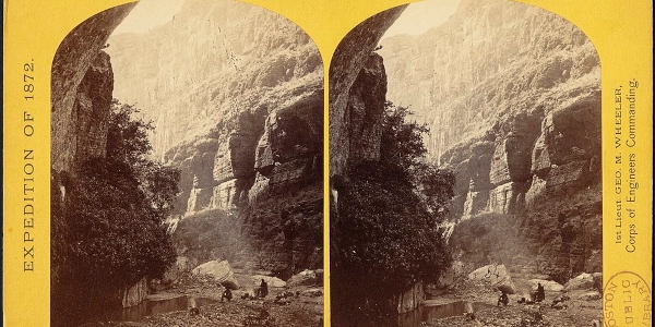 Stereograph of 1872 Expedition
