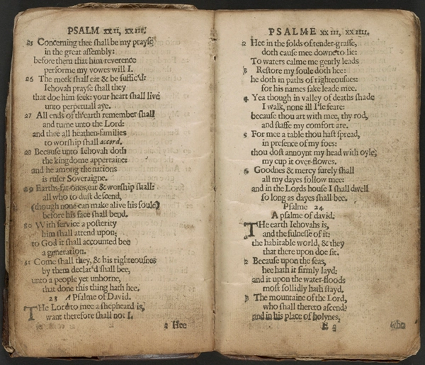 Bay Psalm Book, Psalm 23