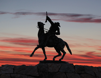 Statue of Buffalo Bill