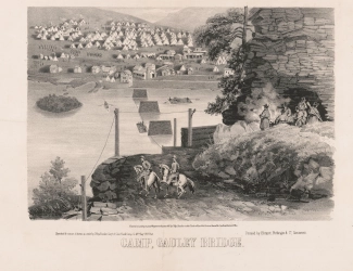 Civil War Camp at Gauley Bridge