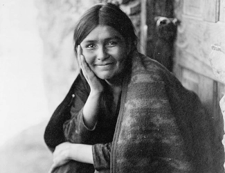 Navajo Woman Smiling
