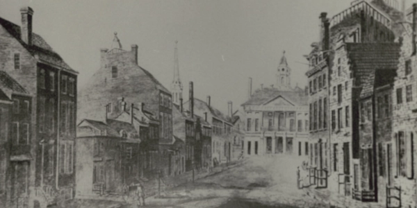 New York City, Broad Street, 18th Century