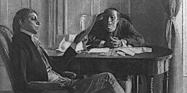 Benjamin Franklin and Richard Oswald
