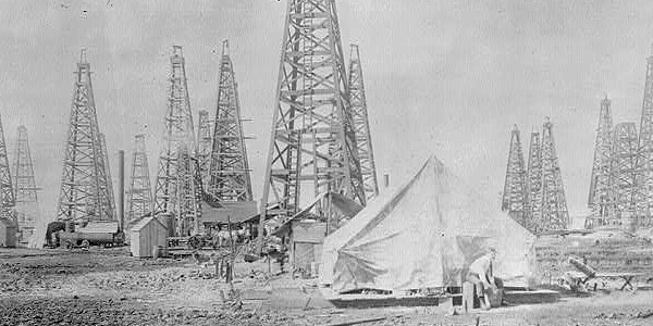 Spindletop Oil Fields 1901
