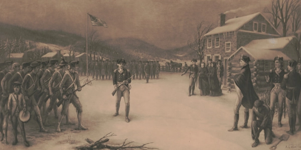 Baron von Steuben Trains Continental Army