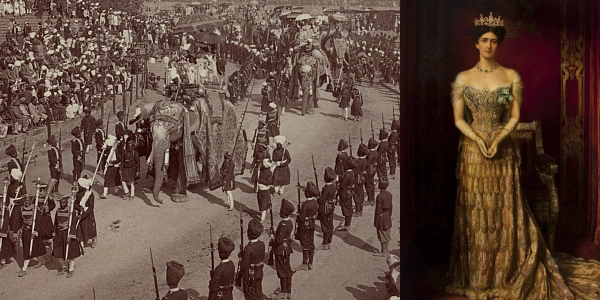 Lady Curzon and Peacock Dress