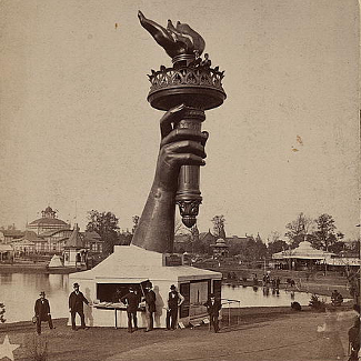 Philadelphia Centennial International Exhibition, Statue of Liberty