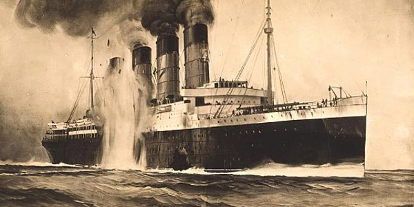 Sinking of the Lusitania, World War I