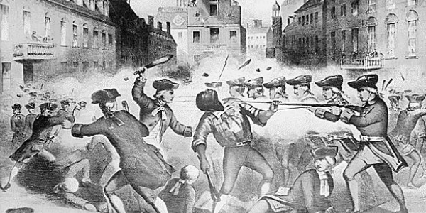 Crispus Attucks at Boston Massacre