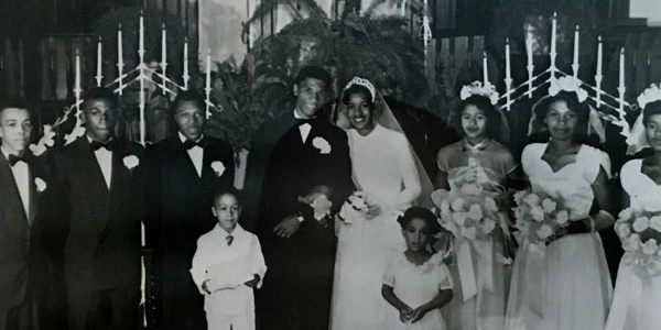 Wedding Photo of Medgar and Myrlie Evers