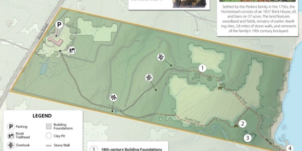 Map of Frances Perkins National Monument