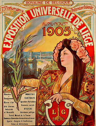 Liege World's Fair 1905 Poster