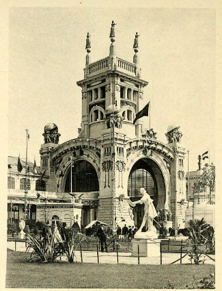 Liege Exhibition Building Entrance 1905
