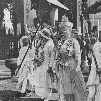 Queen Mary at the British Empire Exhibition