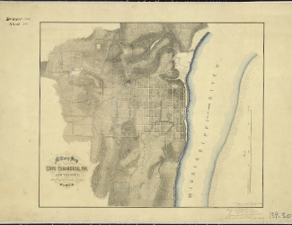 Civil War Map of Cape Girardeau