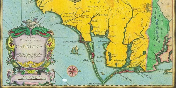 Map of the Carolinas