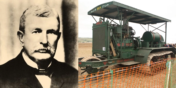 Benjamin Holt and 2008 tractor