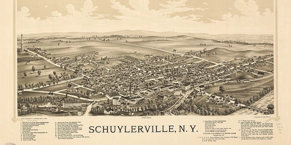 Schuylersville, Site of Saratoga Raid