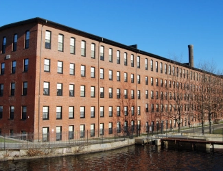 Restored Mill at Lowell National Historical Park