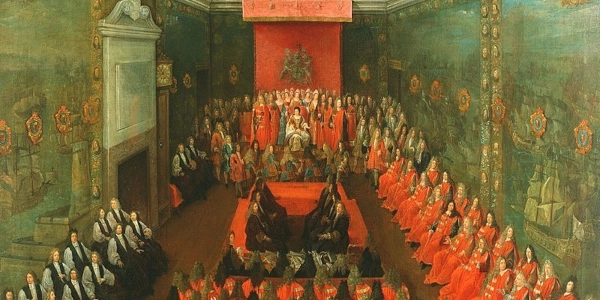 Queen Anne at House of Lords