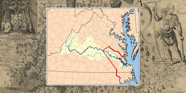 Virginia Colony, Powhatan Territory
