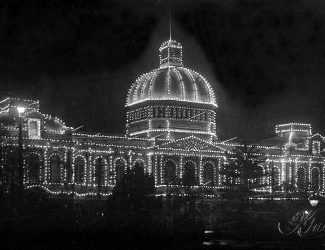 Adelaide Exhibition Building at Night