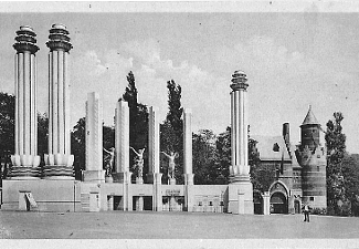 Entrance to Brussels World's Fair of 1935