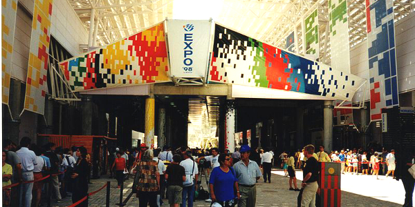 Entrance at Lisbon's Expo 1998